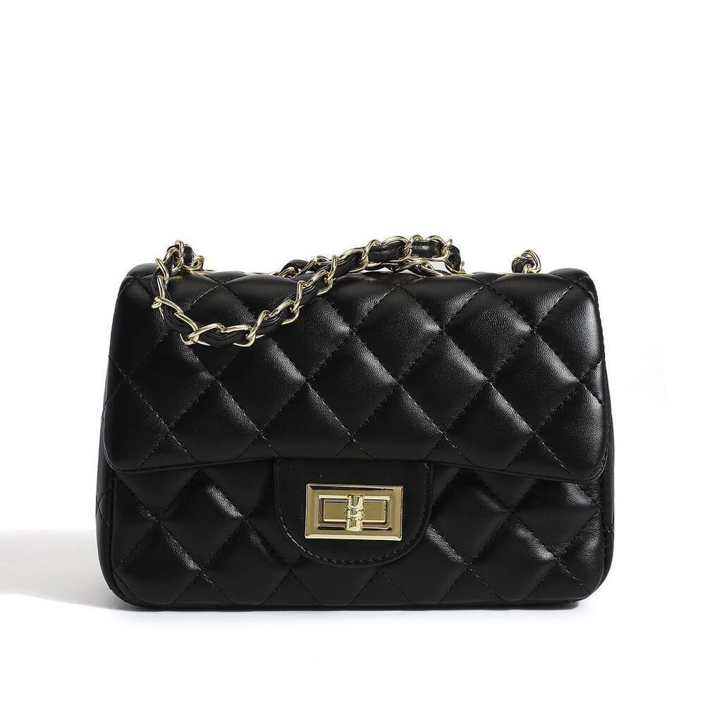 CHARHP & KEJNT Quilted Chain Strap Crossbody Shoulder Bag
